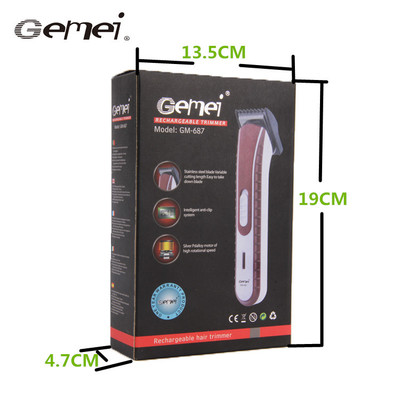 【格美687電動(dòng)理發(fā)器 外貿(mào)理發(fā)剪 干電雙用電推剪 理發(fā)電推子】價(jià)格,廠家,圖片,電動(dòng)理發(fā)剪/理發(fā)器,義烏市正大電器商行-